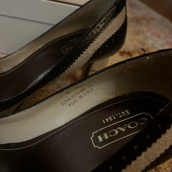 Coach Black/Natural Estefani‎ Heels - Picture 4 of 7